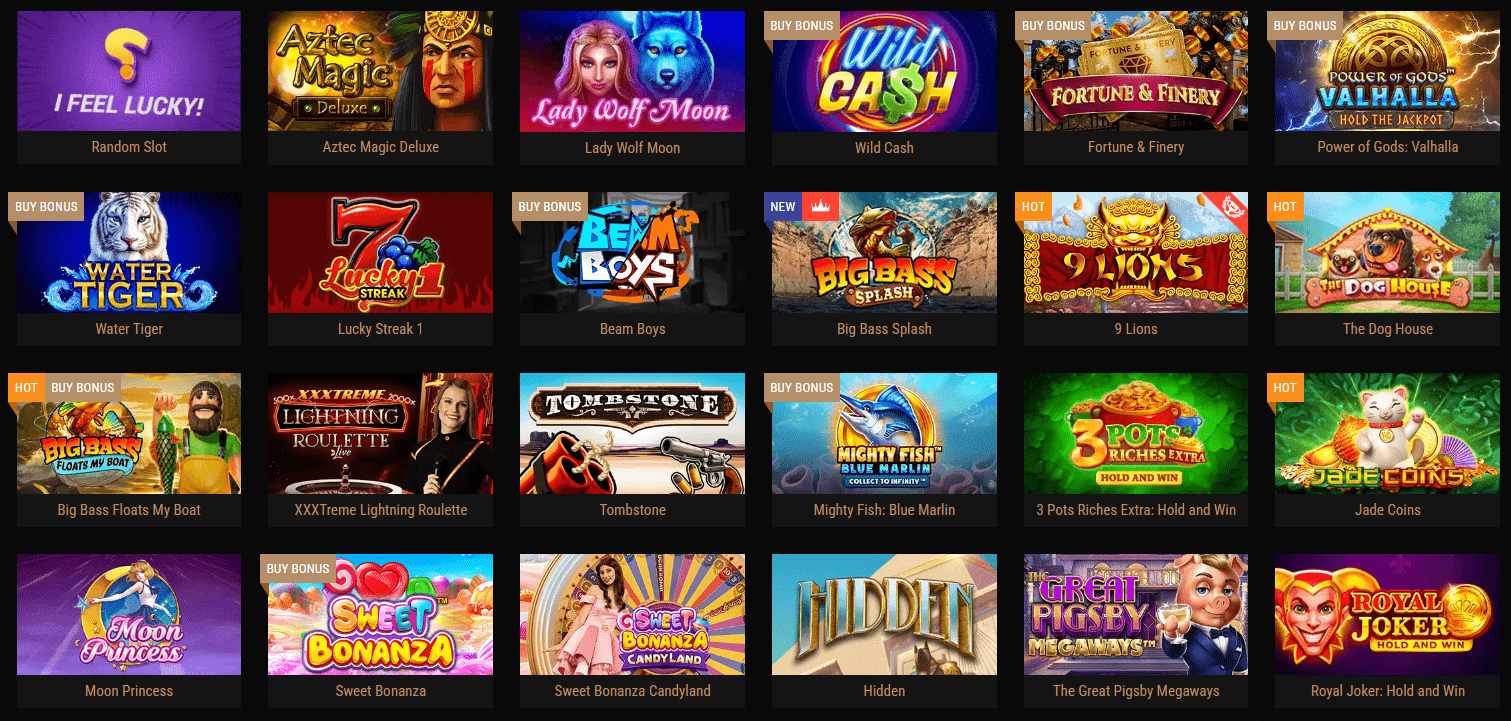 King Billy casino top games