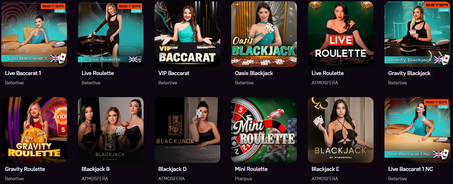 Zoome casino live dealer games