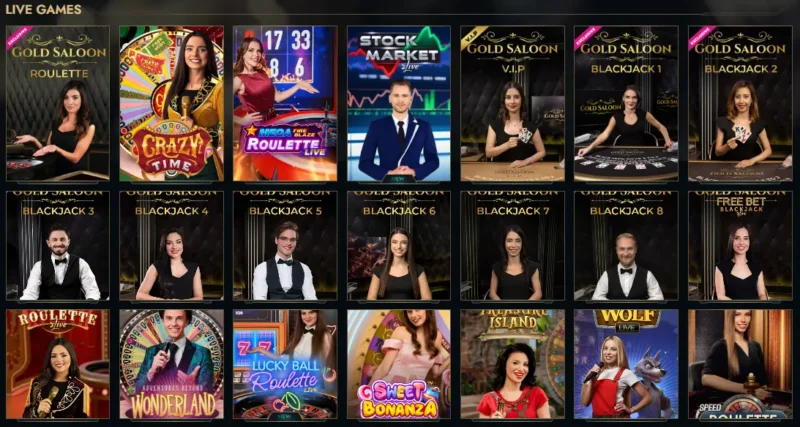 Dolly casino live dealer games