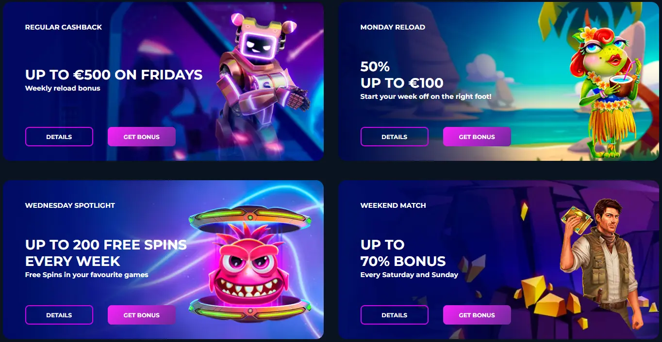 Slots Gallery Australia bonuses example