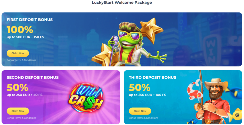 luckystart welcome package