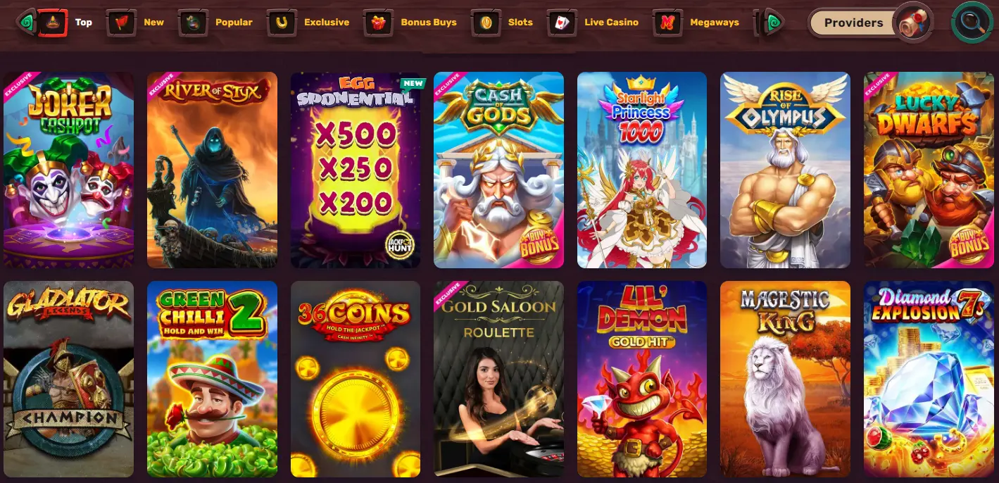 5Gringos casino games 