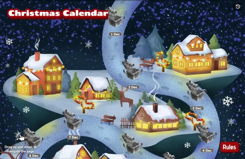 Spinoloco Casino Christmas Calendar