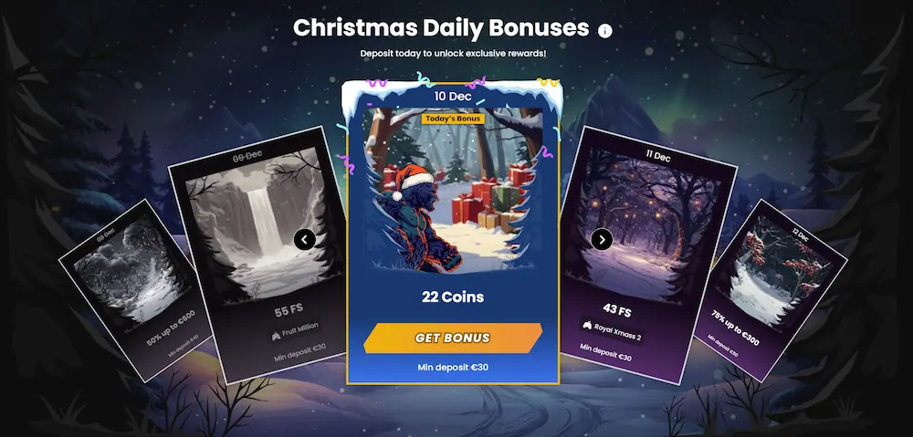 Wild Tokyo Casino daily bonus offering free spins and coin rewards