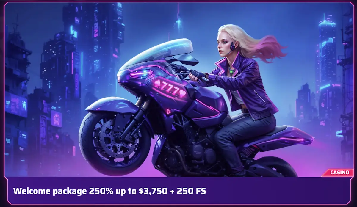 Roby Casino welcome bonus 250 percent up to 3750 dollars 250 free spins Australia online casino offer 